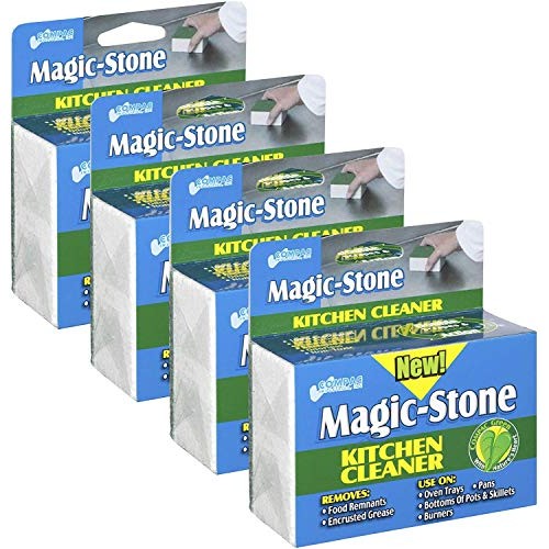 Compac Home Magic-Stone Kitchen Cleaner Scrub - 2-Sided Scouring Brick/Sponge...