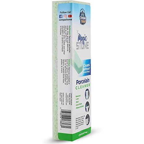 Compac Home Magic-Stone Porcelain Cleaning Stick - Toilet Bowl Cleaner, Handy...