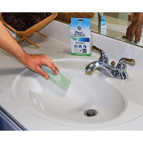 Compac Home Magic-Stone Porcelain Cleaning Stick - Toilet Bowl Cleaner, Handy...