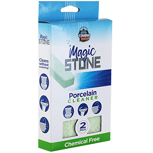 Compac Home Magic-Stone Porcelain Cleaning Stick - Toilet Bowl Cleaner, Handy...