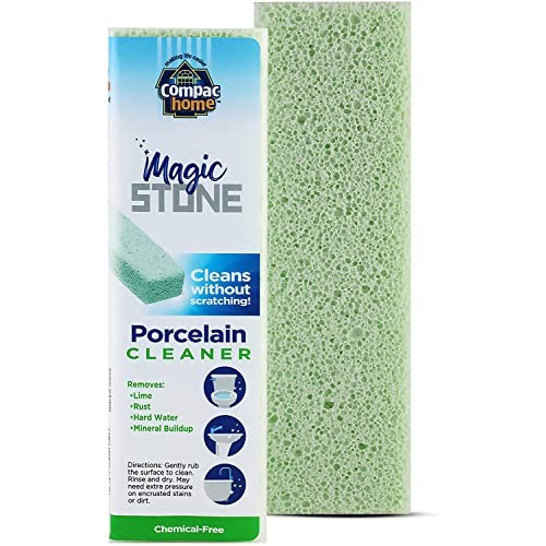 Compac Home Magic-Stone Porcelain Cleaning Stick - Toilet Bowl Cleaner, Handy...