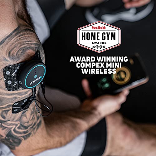 Compex Mini Wireless Electric Muscle Stimulator EMS with Tens 2 Pods, Smartph...
