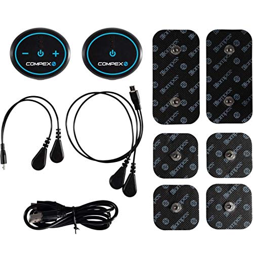 Compex Mini Wireless Electric Muscle Stimulator EMS with Tens 2 Pods, Smartph...