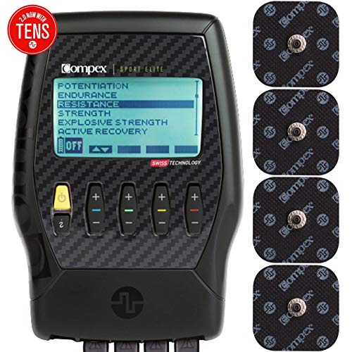 Compex Sport Elite 2.0 Muscle Stimulator with TENS Bundle Kit: Muscle Stim, 1...