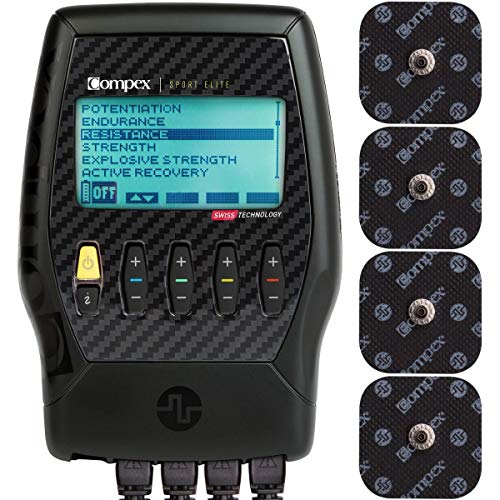 Compex Sport Elite 2.0 Muscle Stimulator with TENS Bundle Kit: Muscle Stim, 1...