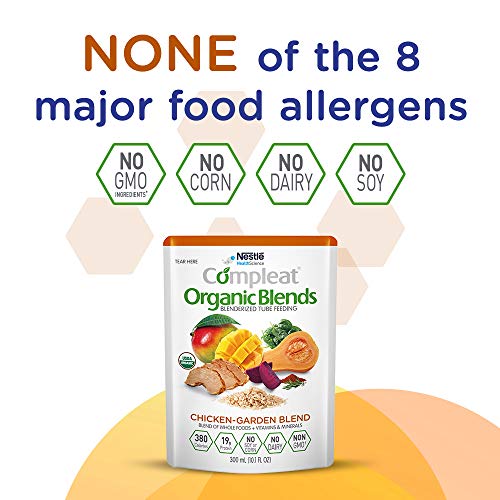 Compleat Organic Blends Chicken-Garden, 10.1 fl oz Pouch, 24 Count