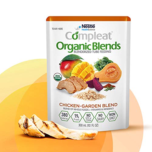 Compleat Organic Blends Chicken-Garden, 10.1 fl oz Pouch, 24 Count