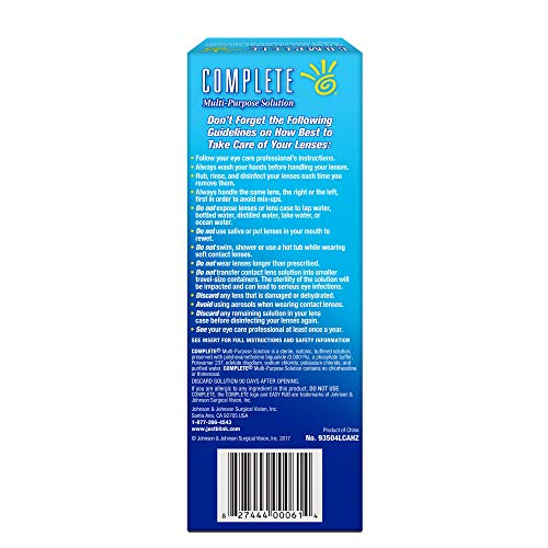 COMPLETE Multi-Purpose Solution Easy Rub Formula 12 oz (Pack of 3)