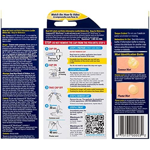 Compound W Nitrofreeze | Wart Removal | 1 Pen & 5 Replaceable Tips