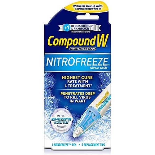 Compound W Nitrofreeze | Wart Removal | 1 Pen & 5 Replaceable Tips