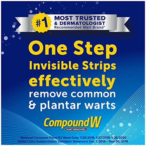 Compound W One Step Pads | Salicylic Acid Wart Remover | 14 Pads | 2 Pack