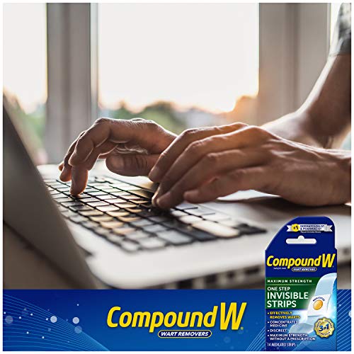 Compound W One Step Pads | Salicylic Acid Wart Remover | 14 Pads | 2 Pack