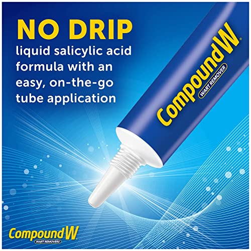 Compound W Wart Remover Fast Acting Gel, Maximum Strength Salicylic Acid, 0.2...