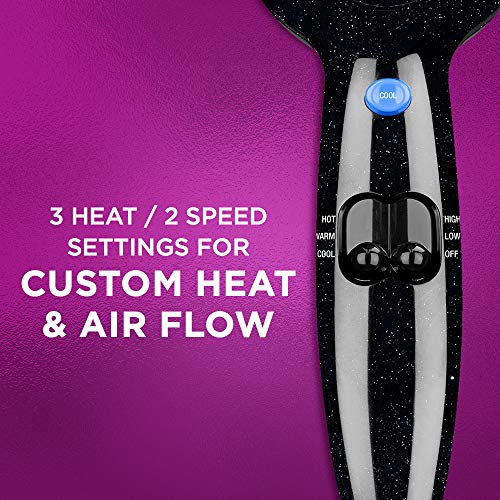 Conair 1875 Watt Full Size Pro Hair Dryer with Ionic Conditioning , Black / C...