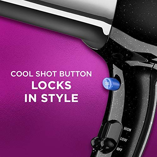 Conair 1875 Watt Full Size Pro Hair Dryer with Ionic Conditioning , Black / C...