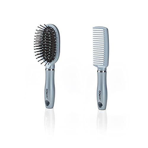 Conair® Detangle & Style 2-Piece Mid-Size Hair Brush and Comb Set Includes 1 ...