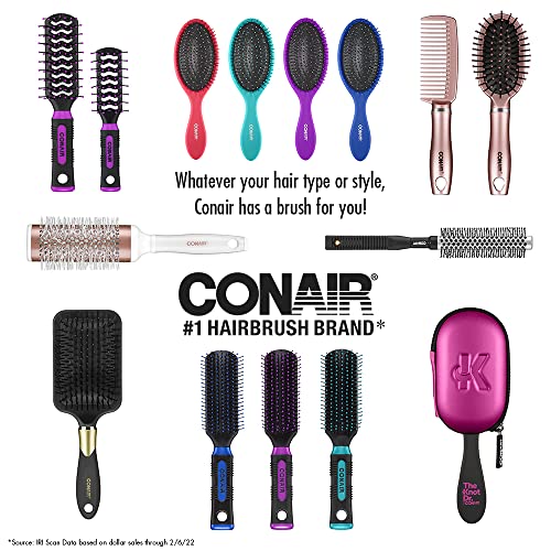 Conair® Detangle & Style 2-Piece Mid-Size Hair Brush and Comb Set Includes 1 ...