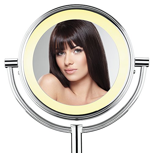 Conair Double-Sided Battery Operated Lighted Makeup Mirror - Lighted Vanity M...