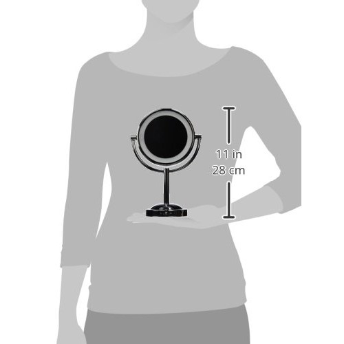 Conair Double-Sided Battery Operated Lighted Makeup Mirror - Lighted Vanity M...