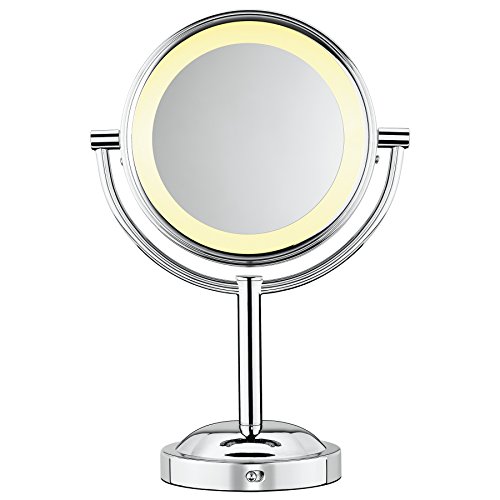 Conair Double-Sided Battery Operated Lighted Makeup Mirror - Lighted Vanity M...