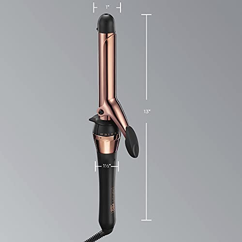 Conair INFINITIPRO BY Titanium 1Inch Curling Iron, Black / Rose Gold, 1 Count