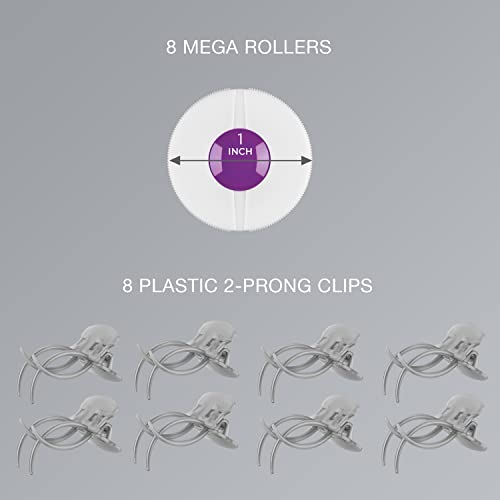 Conair Instant Heat Tourmaline Ceramic Flocked Hot Rollers, 2-inch Hot Roller...