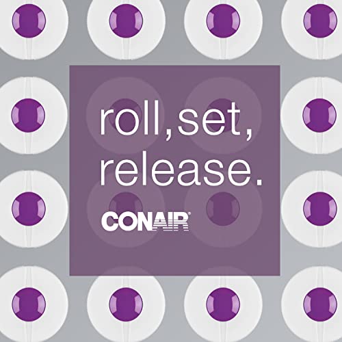 Conair Instant Heat Tourmaline Ceramic Flocked Hot Rollers, 2-inch Hot Roller...