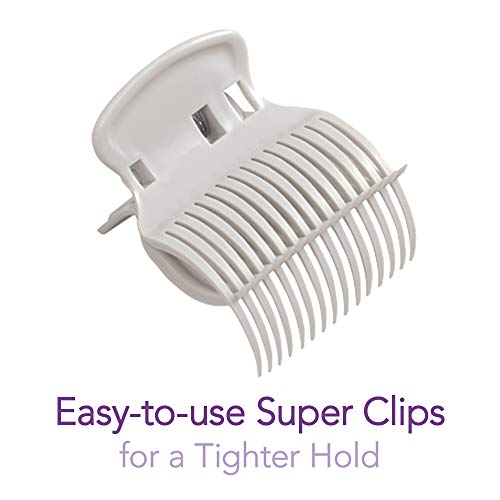 Conair Instant Heat Travel 1.5-Inch Hot Rollers, White, 5 Count