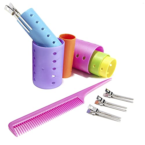 Conair Magnetic Rollers, Rollers: pink, purple, blue, orange, yellow, green; ...