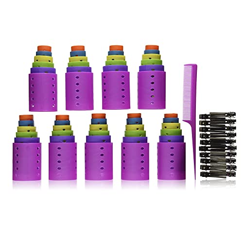Conair Magnetic Rollers, Rollers: pink, purple, blue, orange, yellow, green; ...