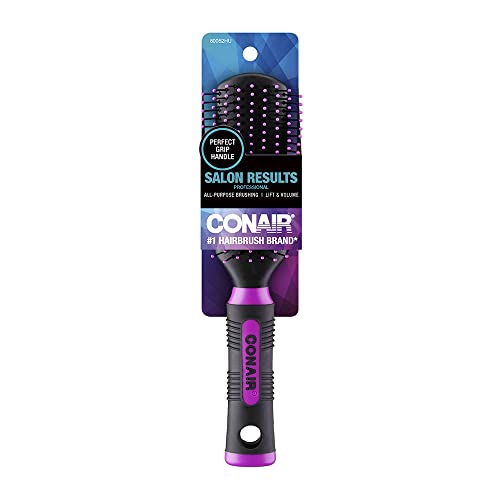 Conair Professional Nylon Bristle All-Purpose Hair Brush for Everyday Brushin...