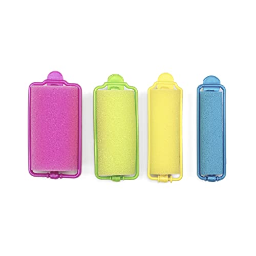 Conair Self-Fastening Foam Rollers in Reusable Zipper Case in Assorted Barrel...