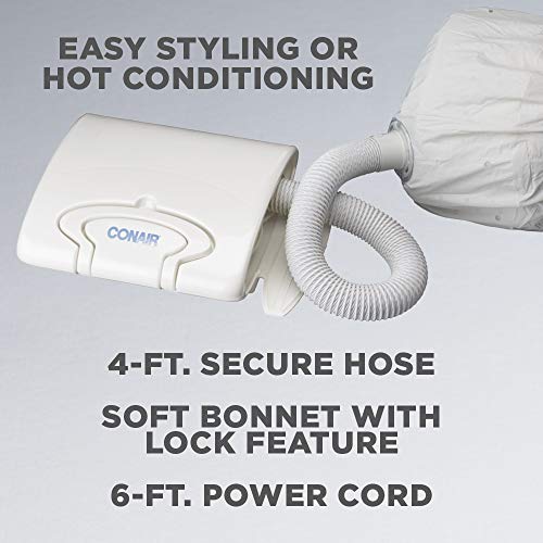 Conair Soft Bonnet Hair Dryer, Model SB1XR, White