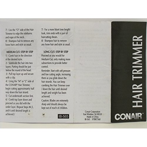 Conair Styling Essentials Trim & Shape Hair Trimmer 1 ea