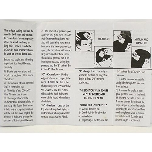 Conair Styling Essentials Trim & Shape Hair Trimmer 1 ea