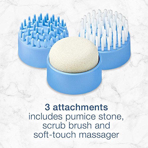 Conair Waterfall Foot Pedicure Spa with Lights, Bubbles, Massage Rollers