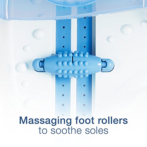 Conair Waterfall Foot Pedicure Spa with Lights, Bubbles, Massage Rollers