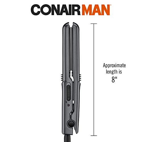 ConairMAN Beard Straightener for Men, Smooth and Style Beards and Hair for Sm...