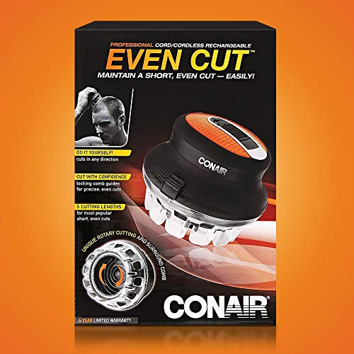 ConairMAN Even Cut Cordless Rotary Hair Clipper