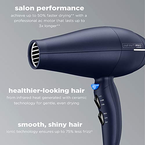 INFINITIPRO BY CONAIR 1875 Watt Texture Styling Hair Dryer for Natural Curls ...