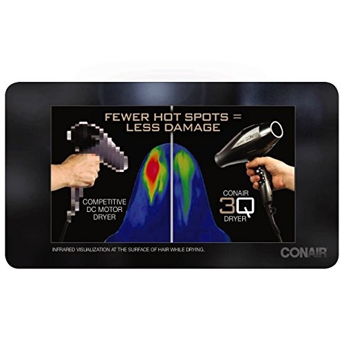 INFINITIPRO BY CONAIR 3Q Compact Electronic Brushless Motor Styling Tool or H...