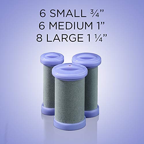 INFINITIPRO BY CONAIR Ceramic Flocked Hot Roller Set with Cord Reel and 20 Ha...