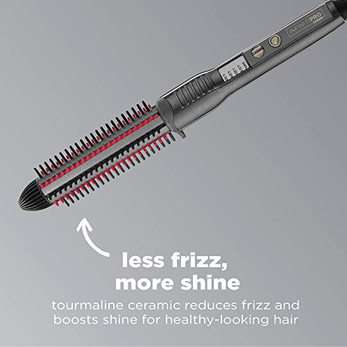 INFINITIPRO BY CONAIR Nano Tourmaline Ceramic Hot Curl Brush, 1-Inch