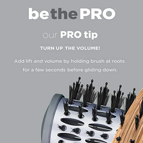 INFINITIPRO BY CONAIR Titanium Ceramic Hot Air Brush, 1 1/2-Inch Hot Air Styl...