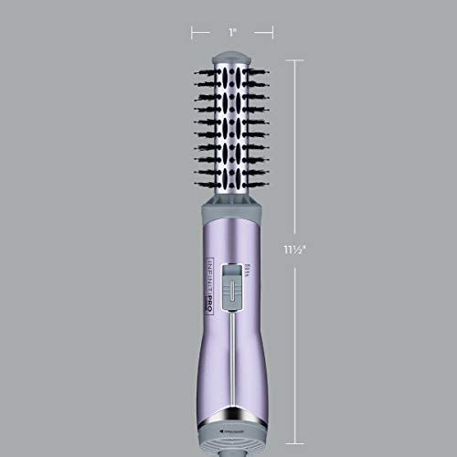 INFINITIPRO BY CONAIR Titanium Ceramic Hot Air Brush, 1 Inch Drying & Styling...