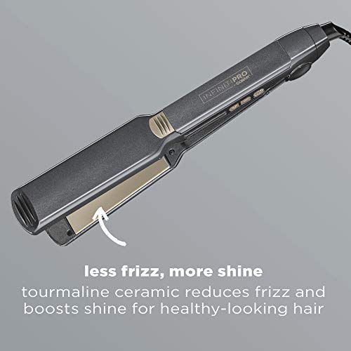 INFINITIPRO BY CONAIR Tourmaline Ceramic Flat Iron, 1 1/2 Inch