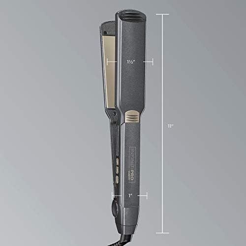 INFINITIPRO BY CONAIR Tourmaline Ceramic Flat Iron, 1 1/2 Inch