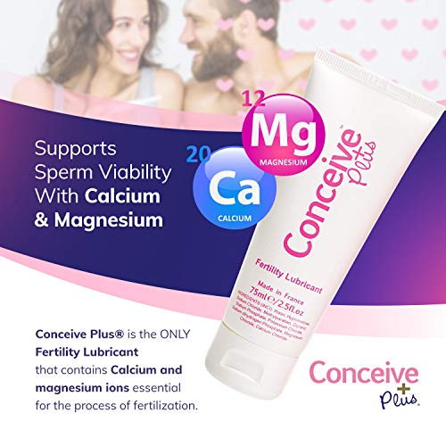 Conceive Plus Fertility Lubricant, Patented Conception Safe Lube, Magnesium a...