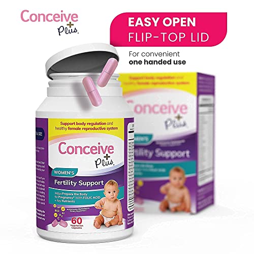 Conceive Plus Fertility Support Women - Prenatal Vitamins for Conception, Reg...