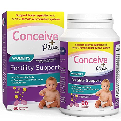 Conceive Plus Fertility Support Women - Prenatal Vitamins for Conception, Reg...